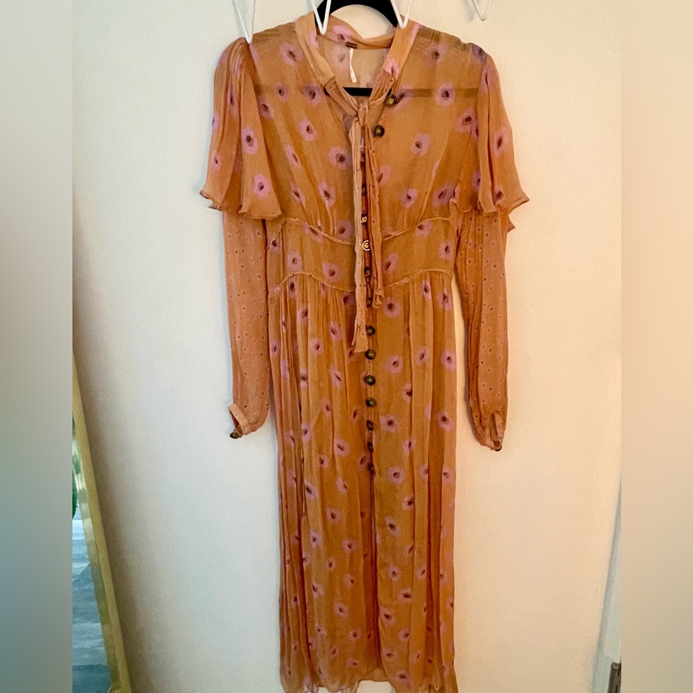 Vintage Free People Floral Dress